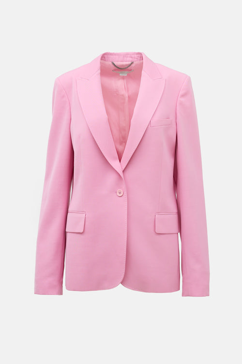 Stella McCartney Wool Single Button Blazer