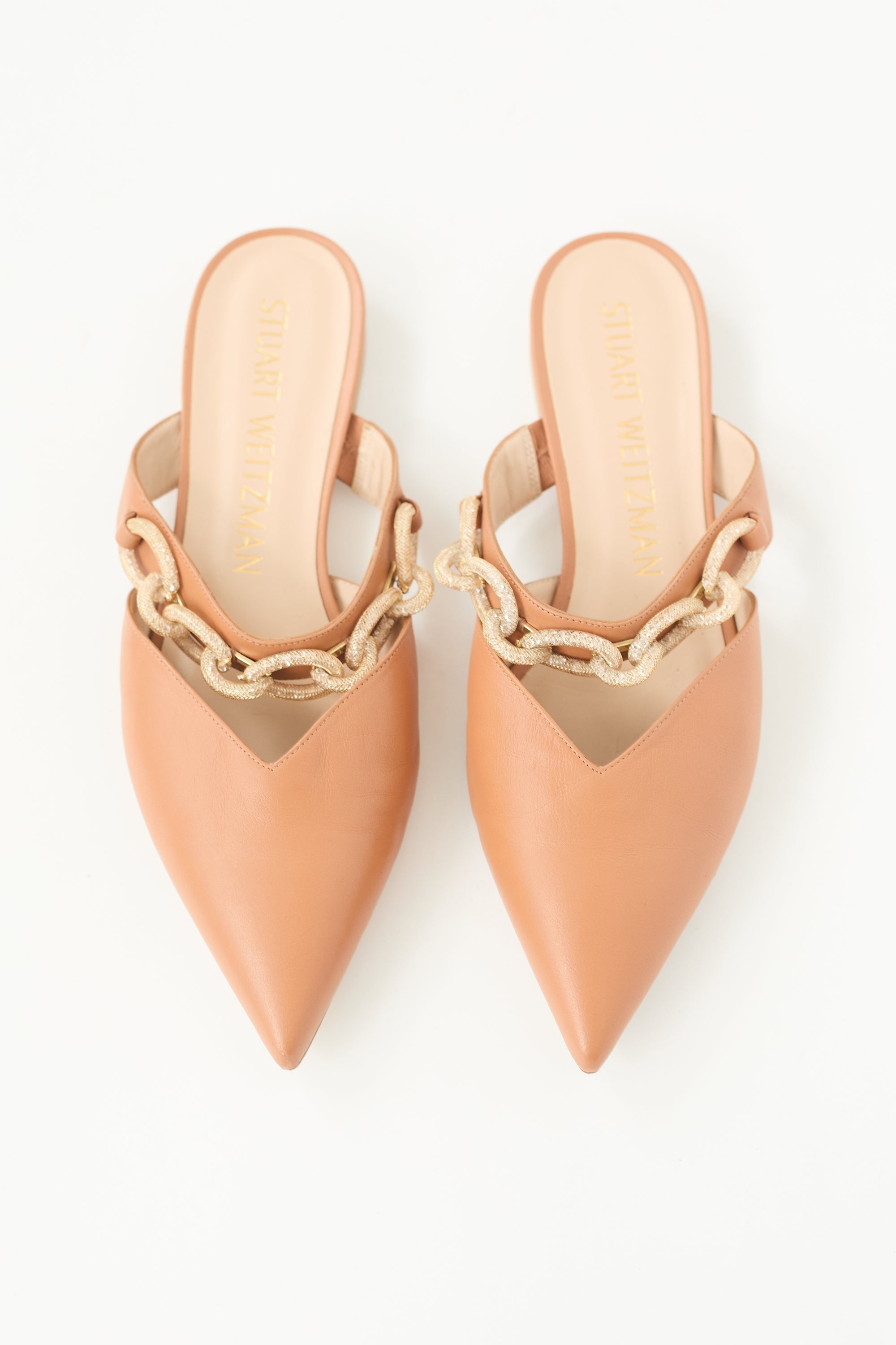 Stuart Weitzman Leather Khloe Mule