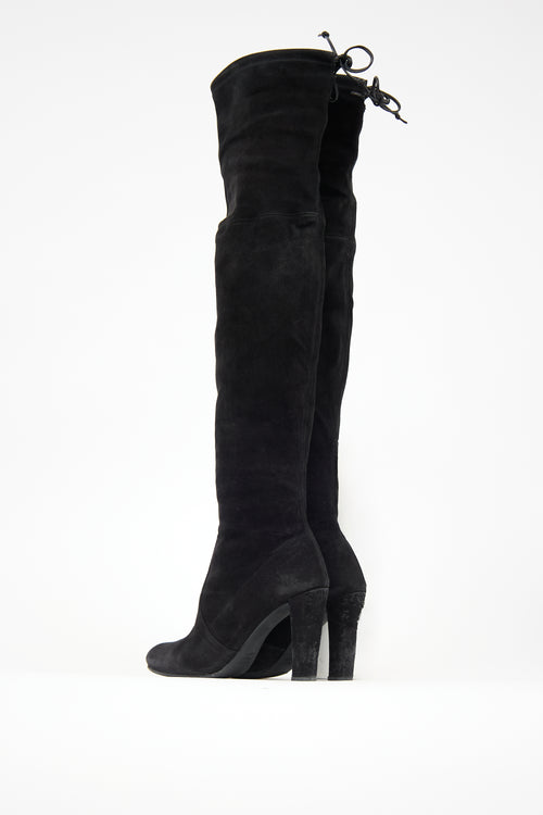 Stuart Weitzman Suede Highland Boot