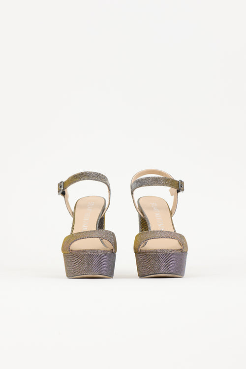 Stuart Weitzman Glitter Dayna II Heel