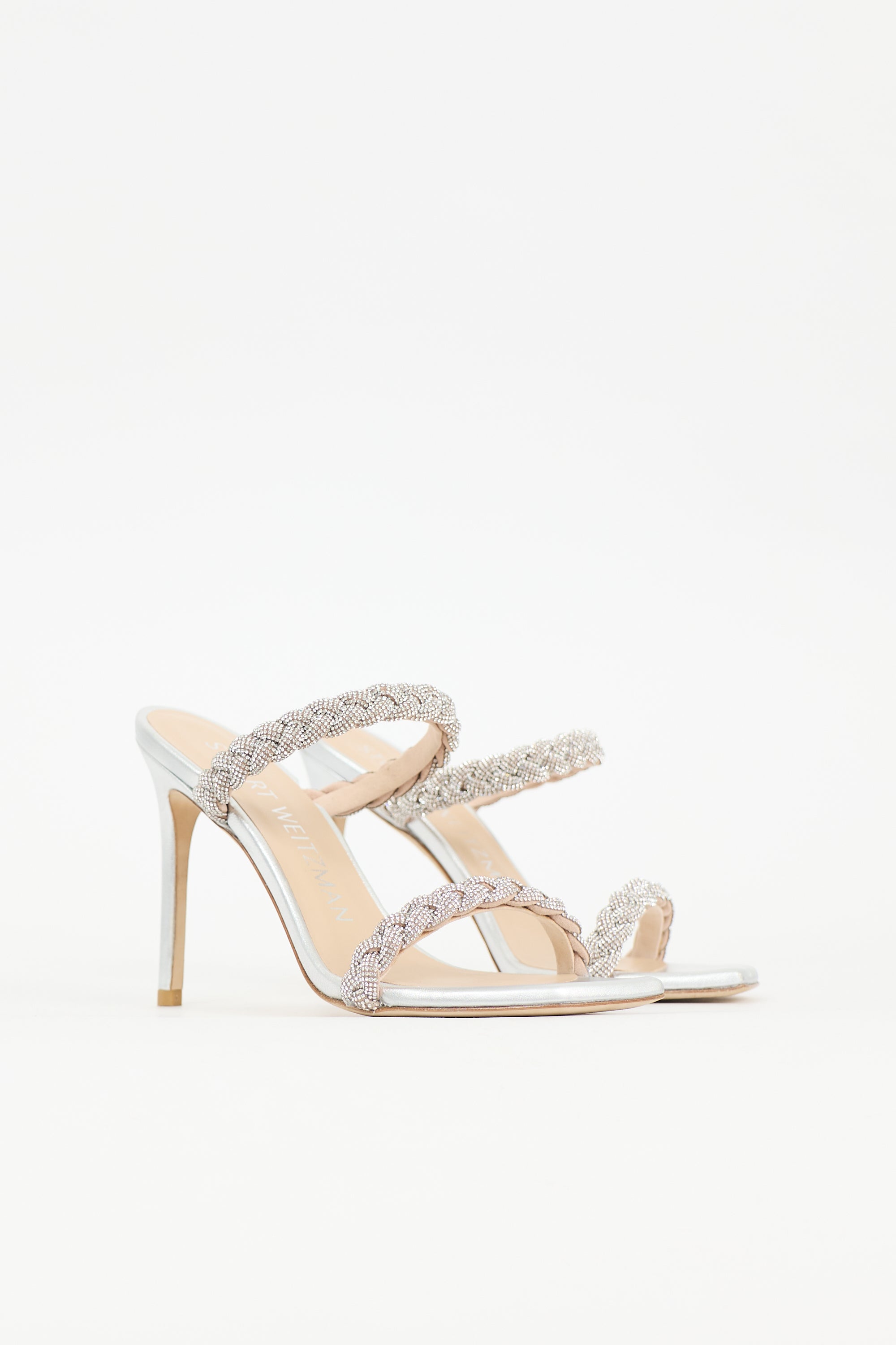 Stuart Weitzman Crystal Addison Sandal