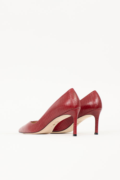 Stuart Weitzman Leather Laney Pump