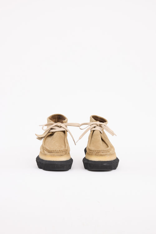 Sacai Wallabees Suede Boot