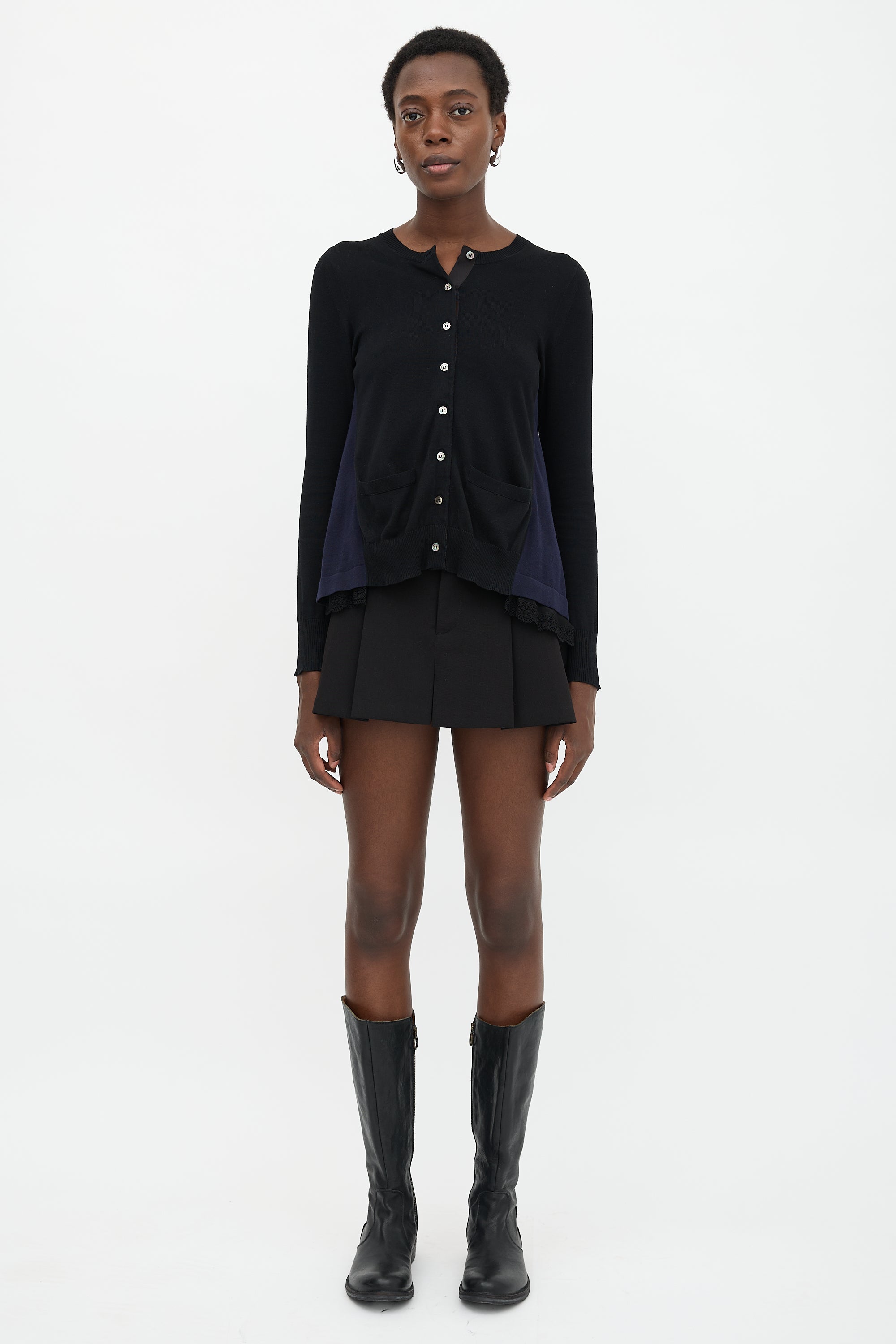 Sacai Colour Block Cardigan