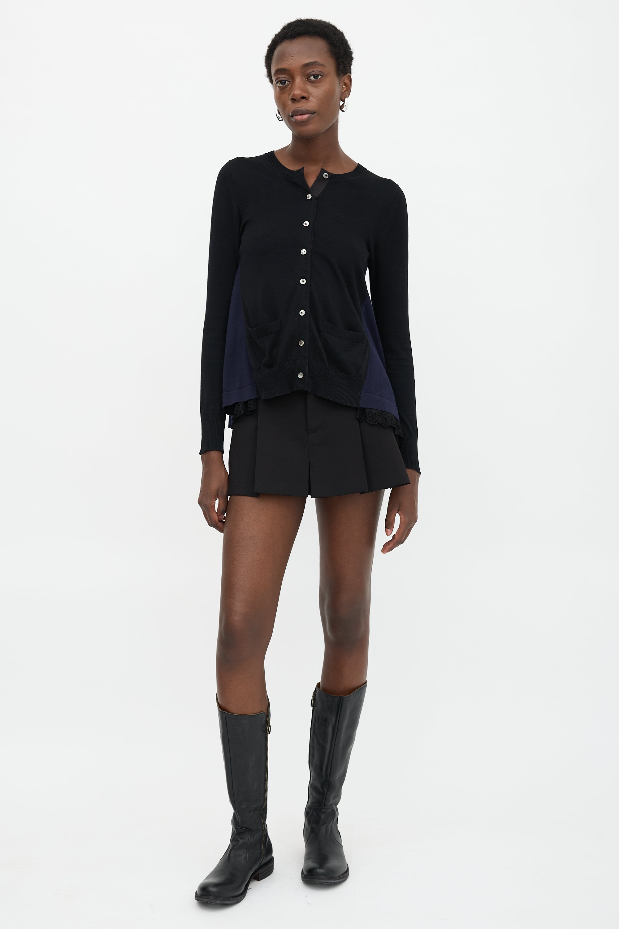 Sacai Colour Block Cardigan