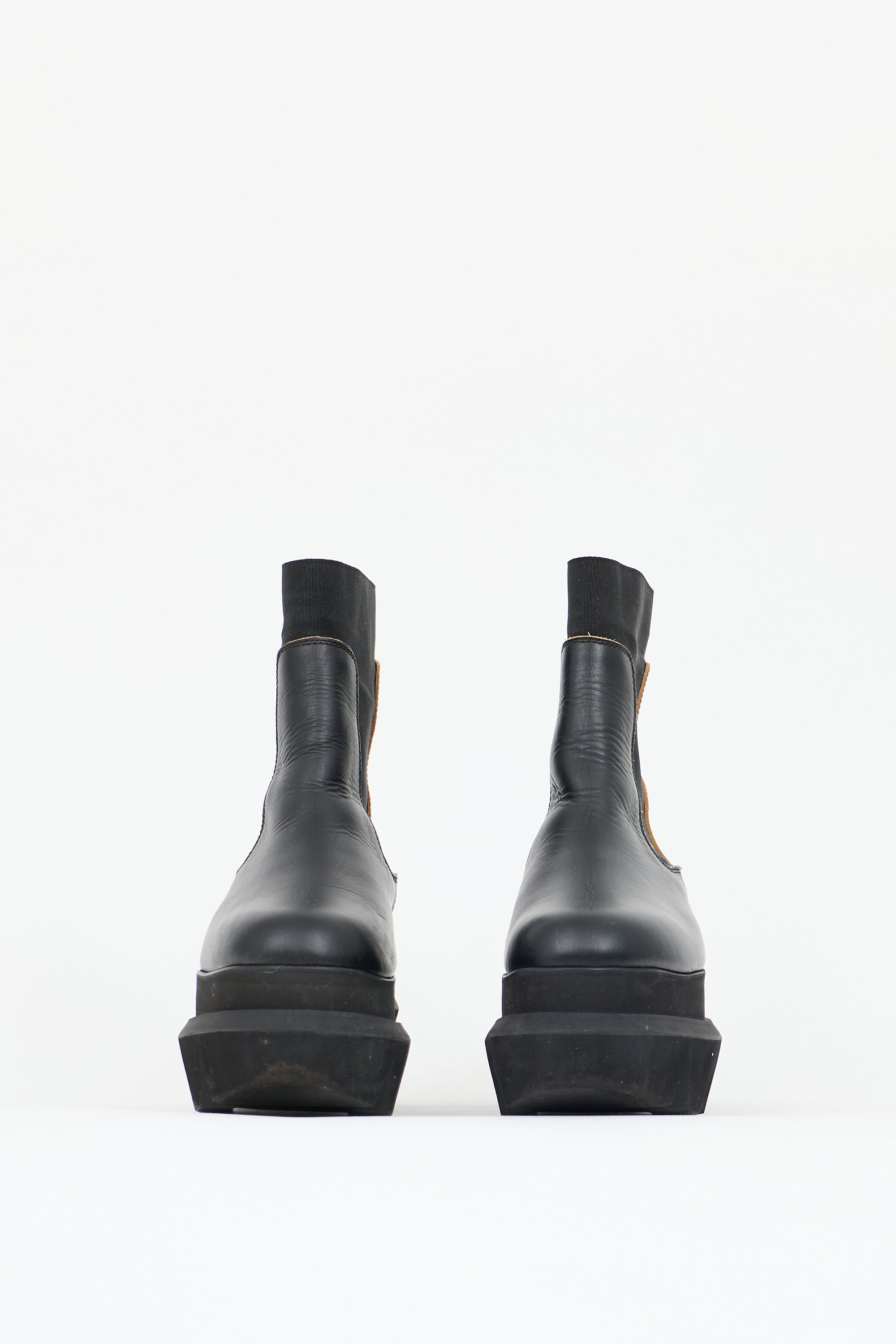 Sacai Leather Platform Boot