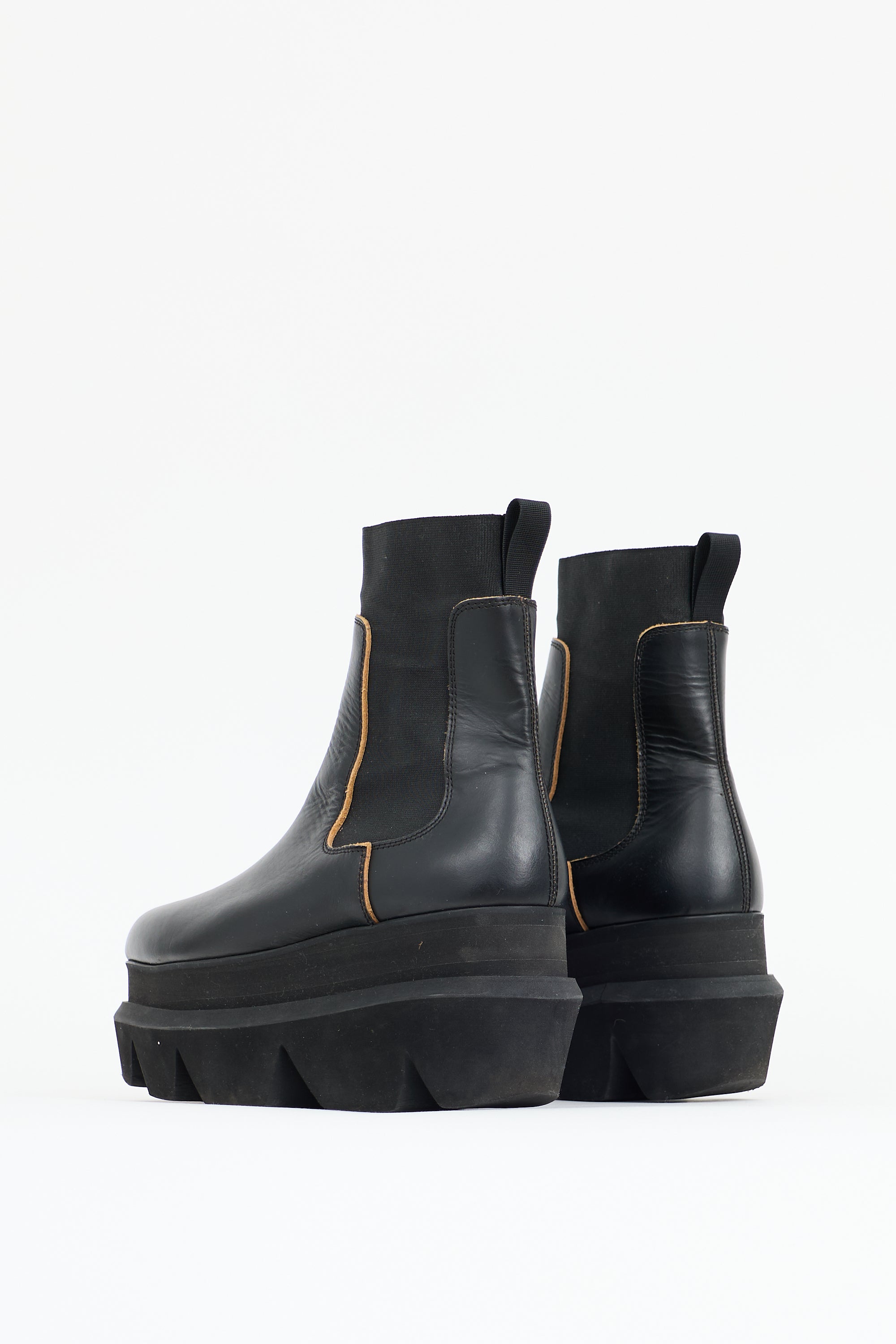 Sacai Leather Platform Boot