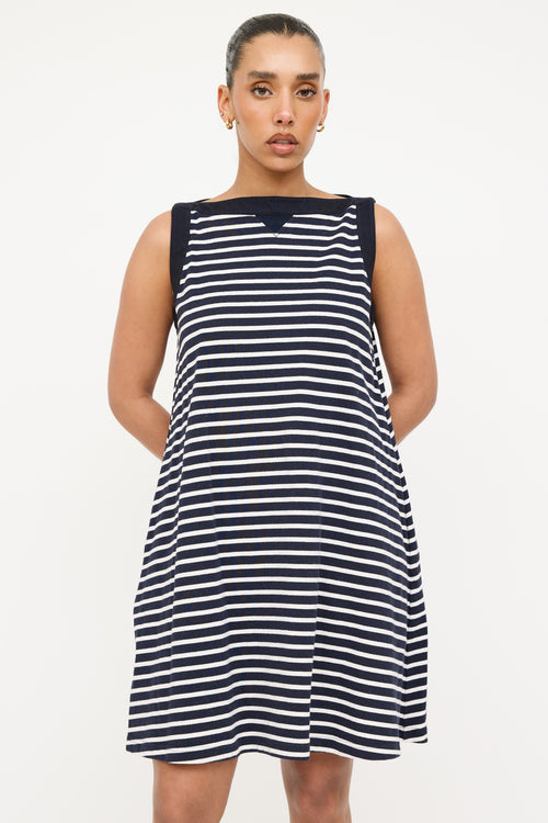 Sacai Striped Midi Dress