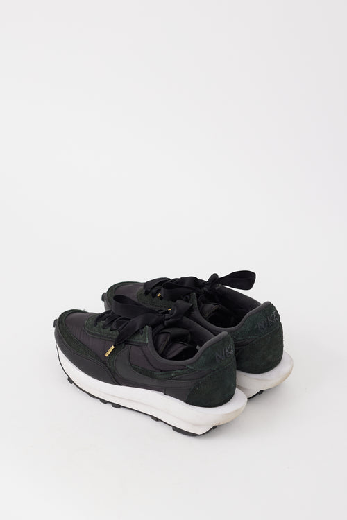 Sacai X Nike Black & White LD Waffle Sneaker