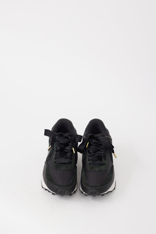 Sacai X Nike Black & White LD Waffle Sneaker