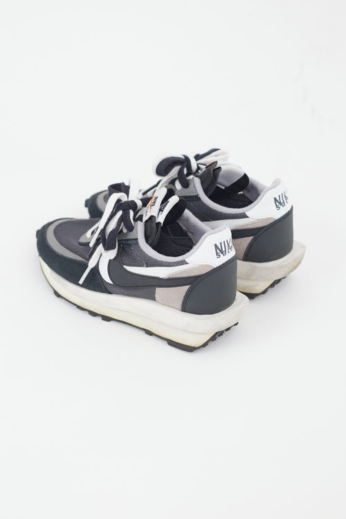 Sacai X Nike Black & Grey LD Waffle Sneaker