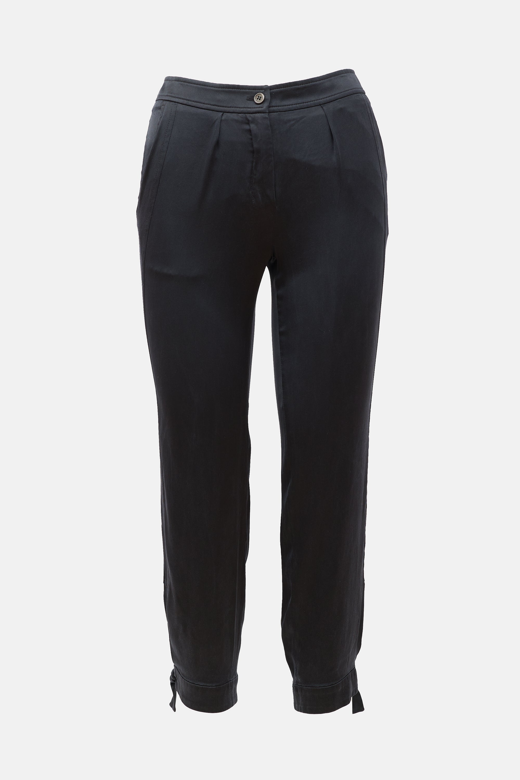 Saint Laurent 2004 Silk Cropped Trouser