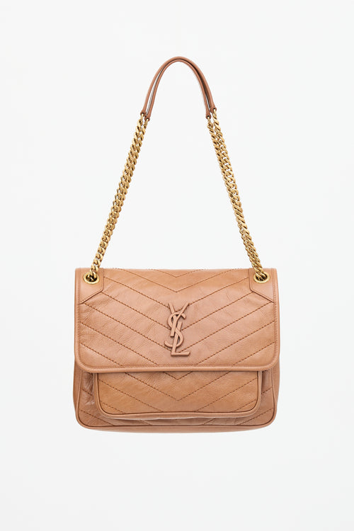 Saint Laurent 2022 Quilted Leather Medium Niki Bag