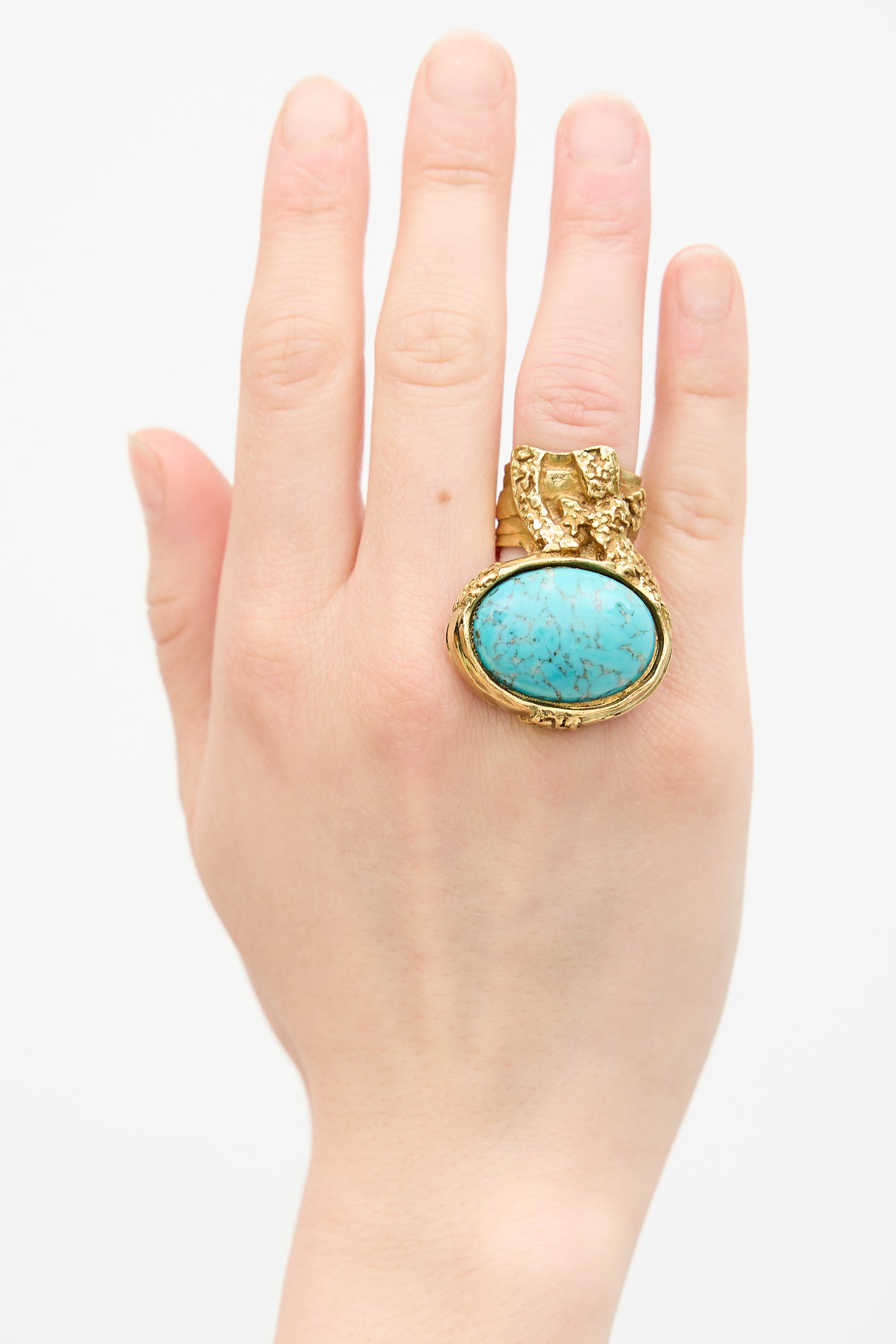 Saint Laurent Arty Statement Ring
