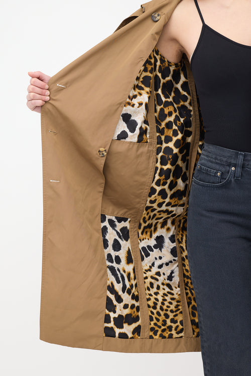 Saint Laurent Belted Trench Coat