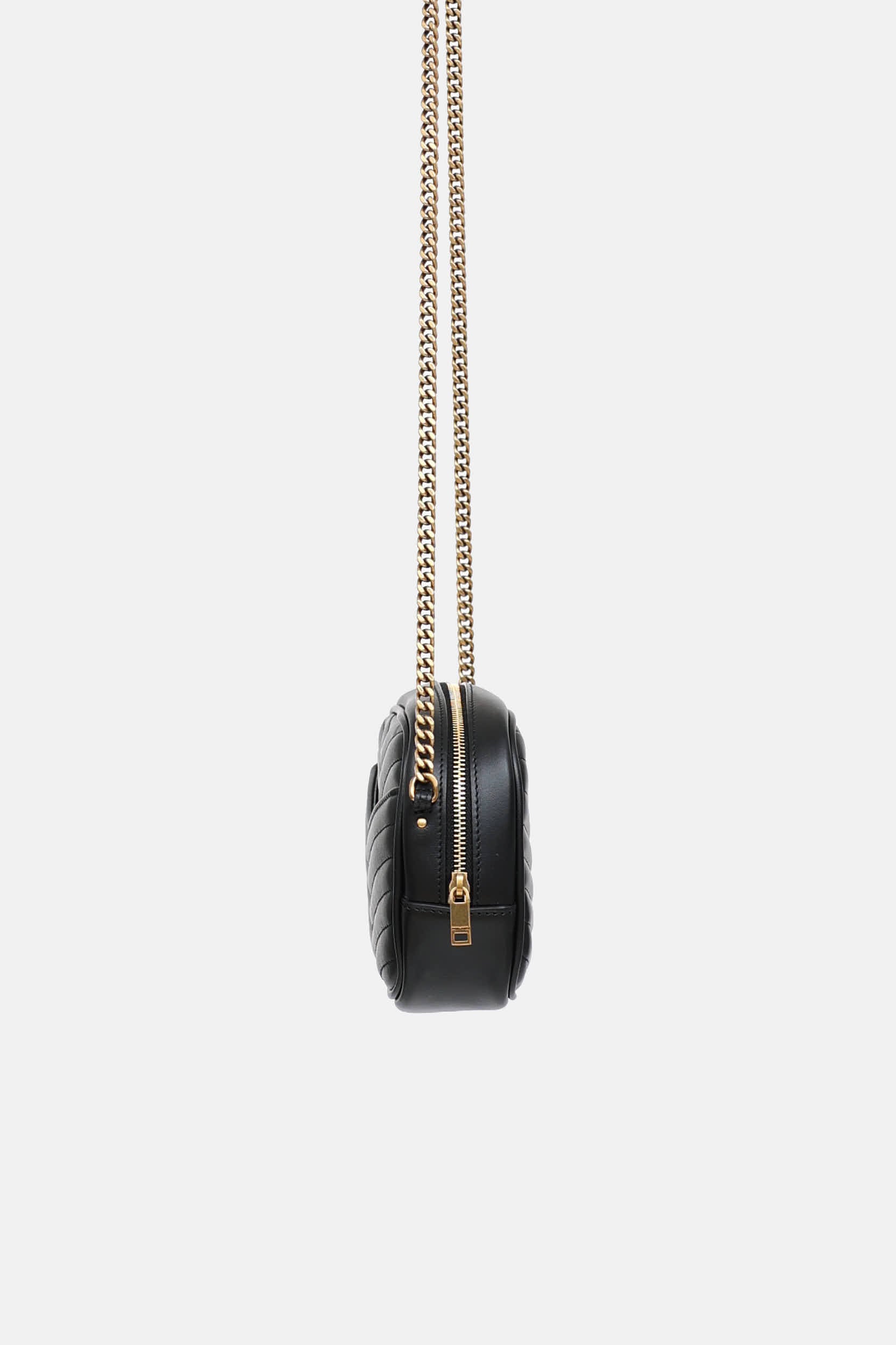 Saint Laurent Quilted Lou Mini Camera Bag