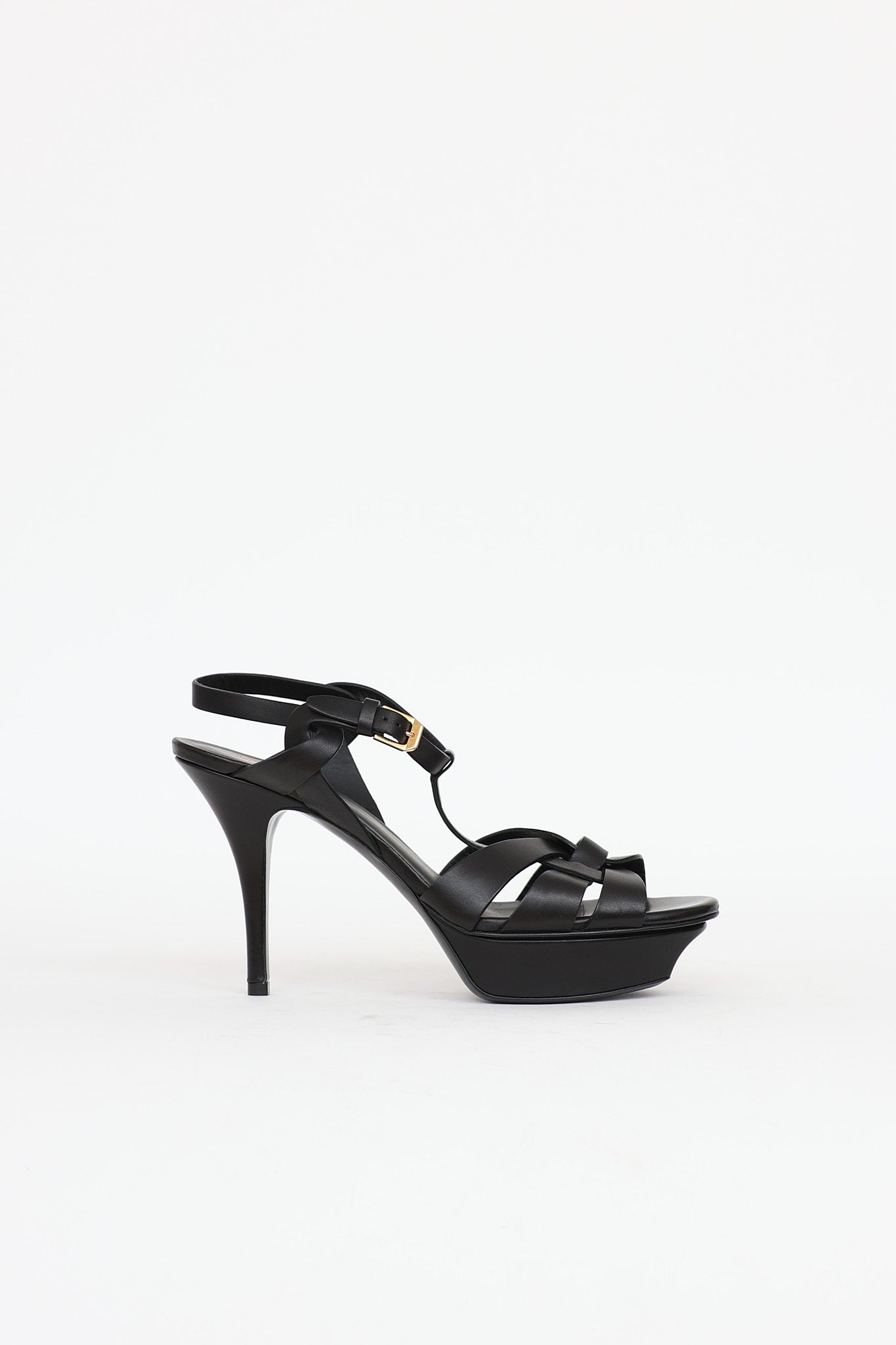 Saint Laurent Leather Tribute Sandal