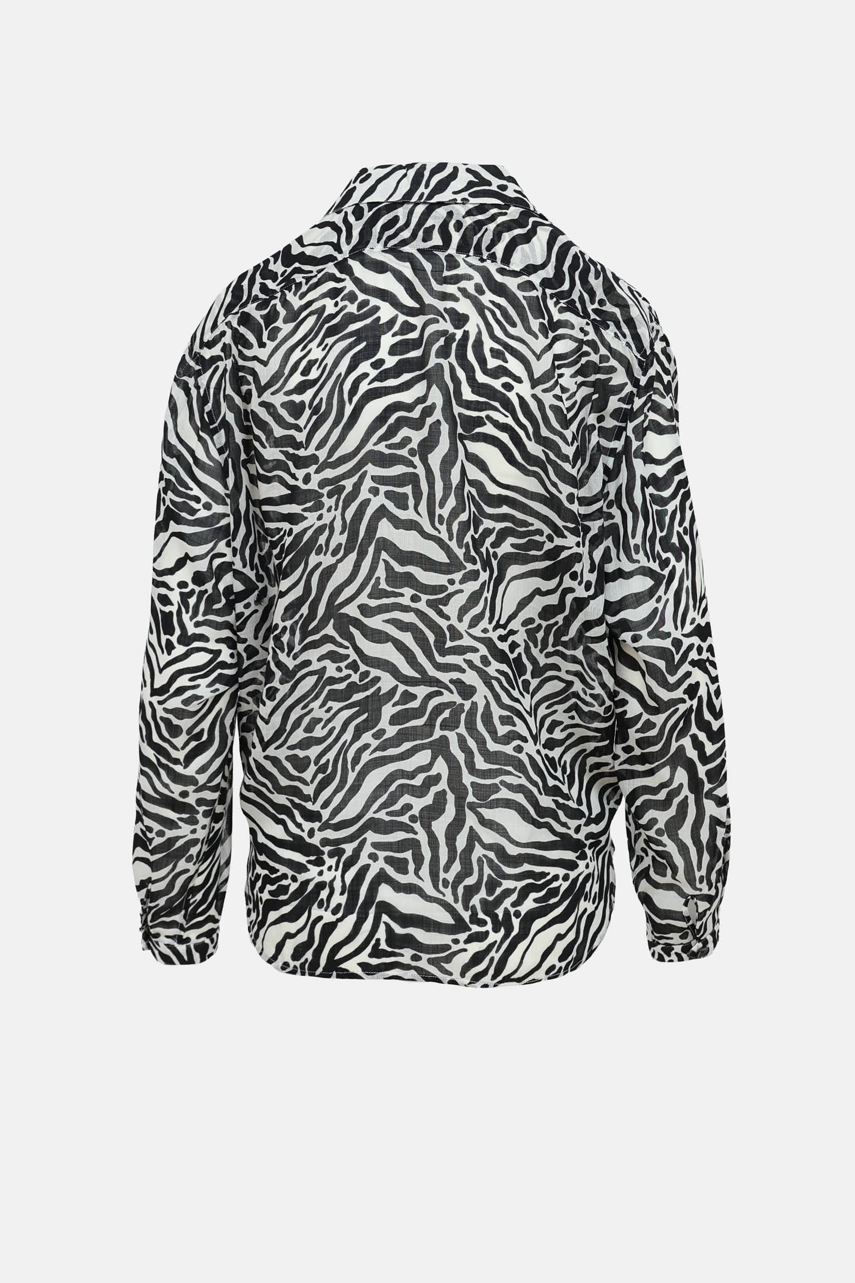 Saint Laurent 2019 Printed Button Up Top