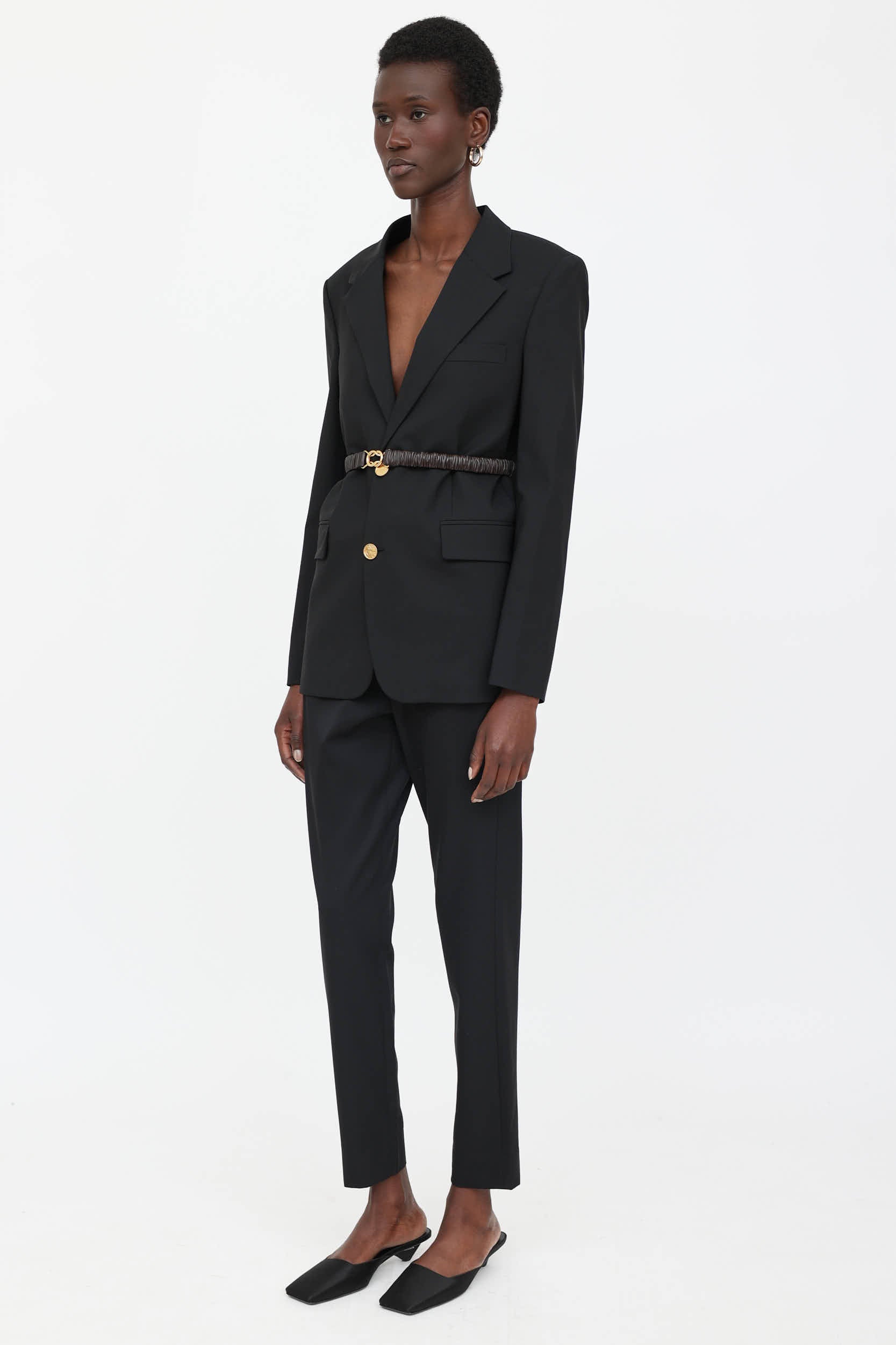 Saint Laurent Wool Slim Pant