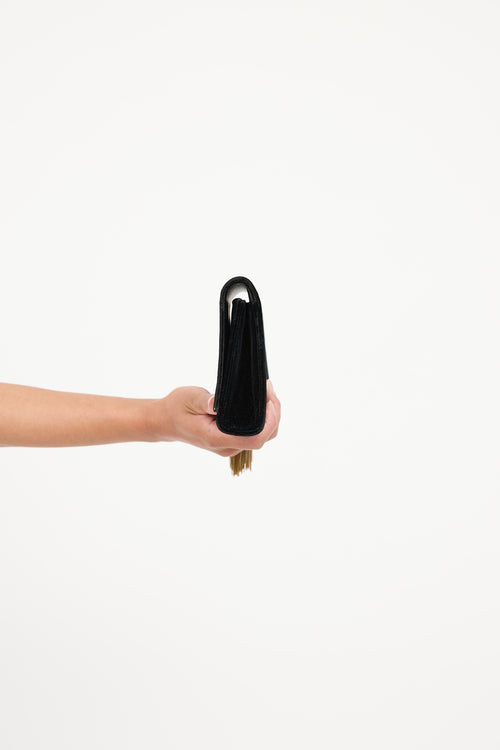 Saint Laurent Velvet Kate Clutch