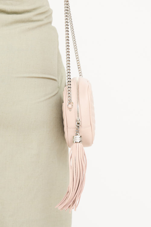 Saint Laurent Chevron Mini Lou  Bag