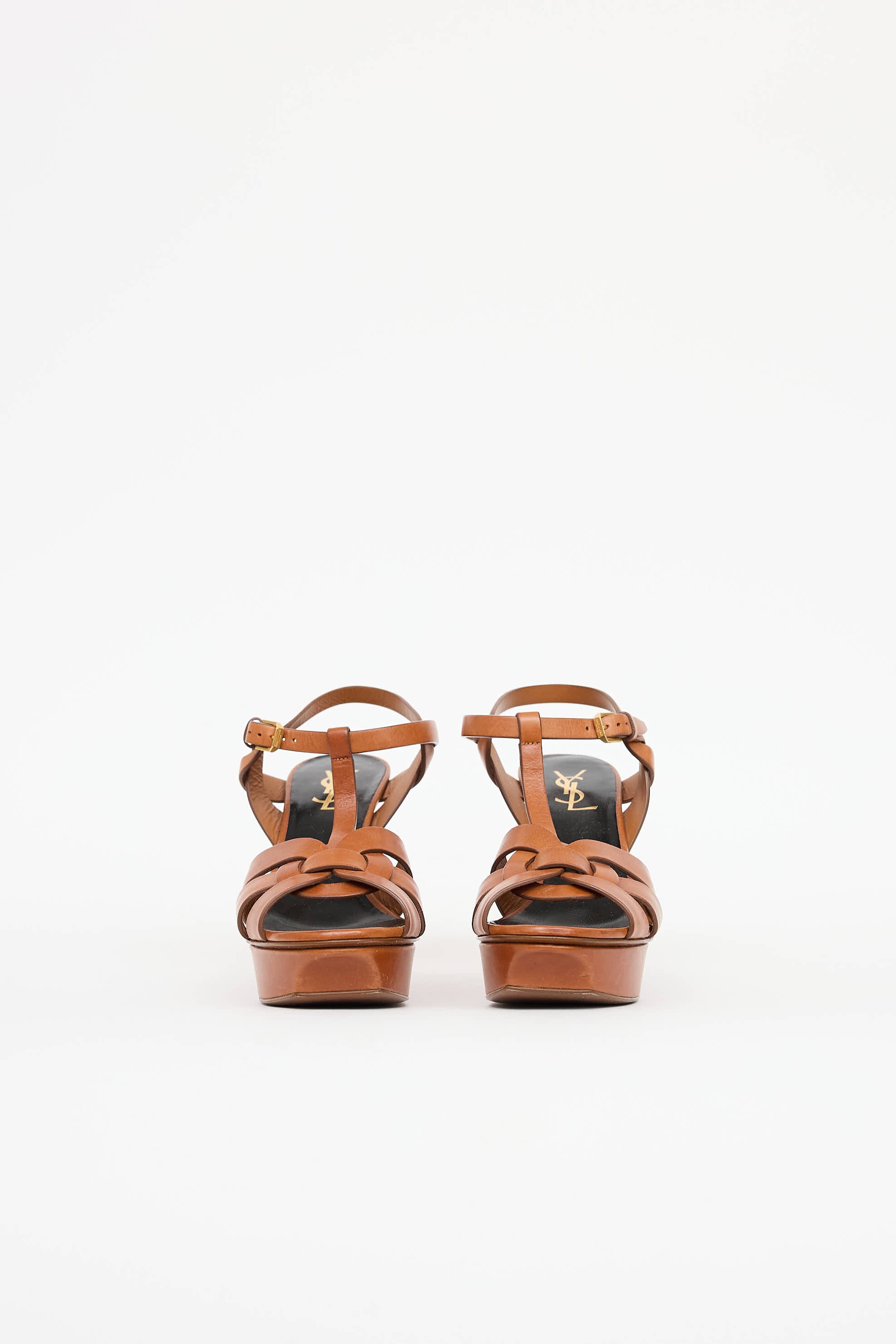 Saint Laurent Leather Tribute Heel