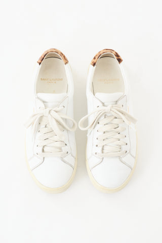 Saint Laurent Leather Court Sneaker