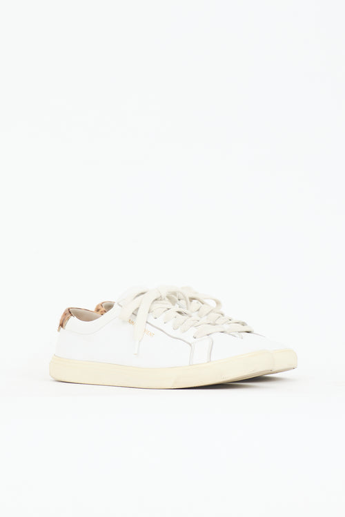 Saint Laurent Leather Court Sneaker