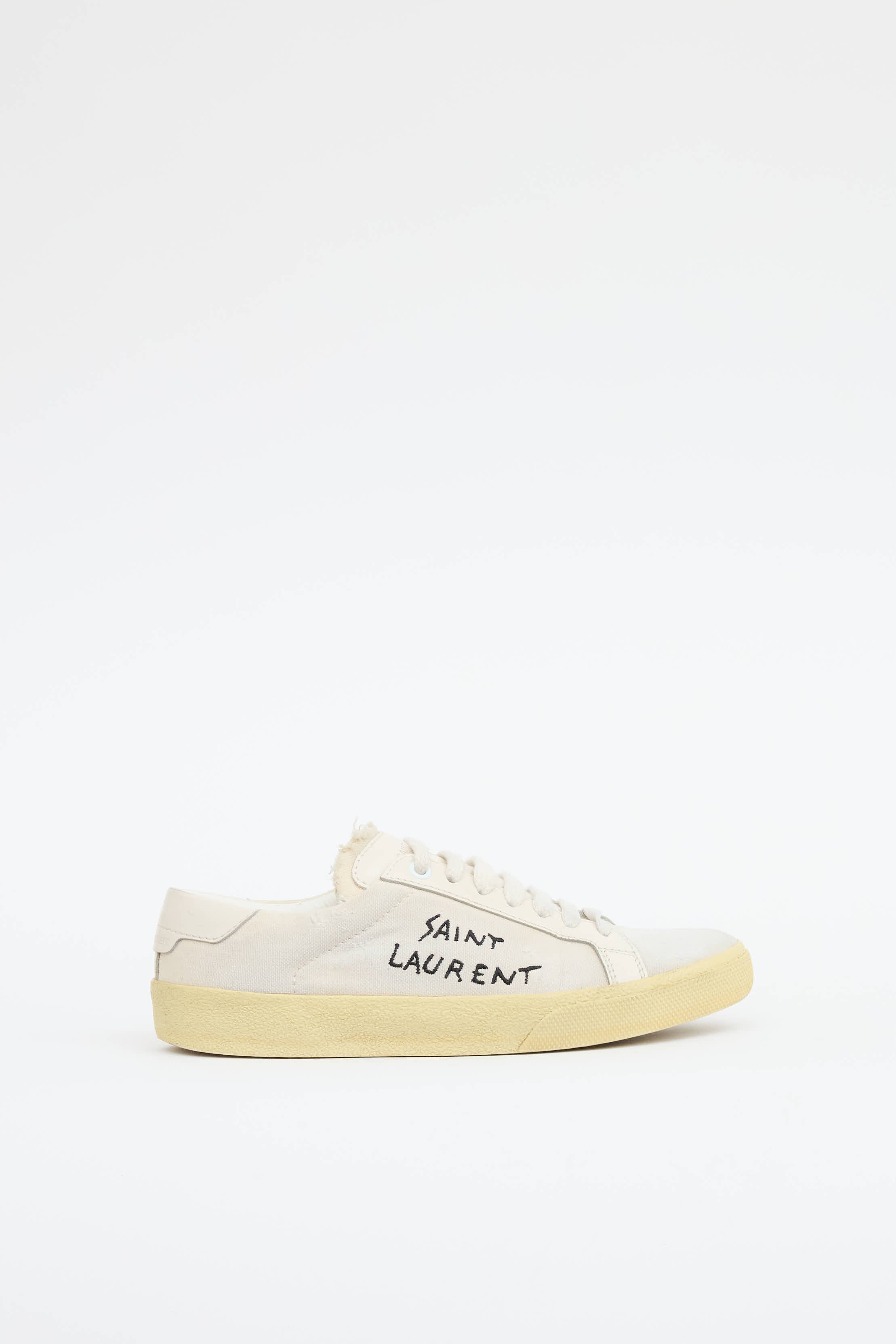 Saint Laurent Canvas Court Sneaker