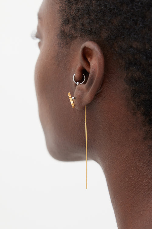 Saint Laurent Cassandre Drop Single Earring