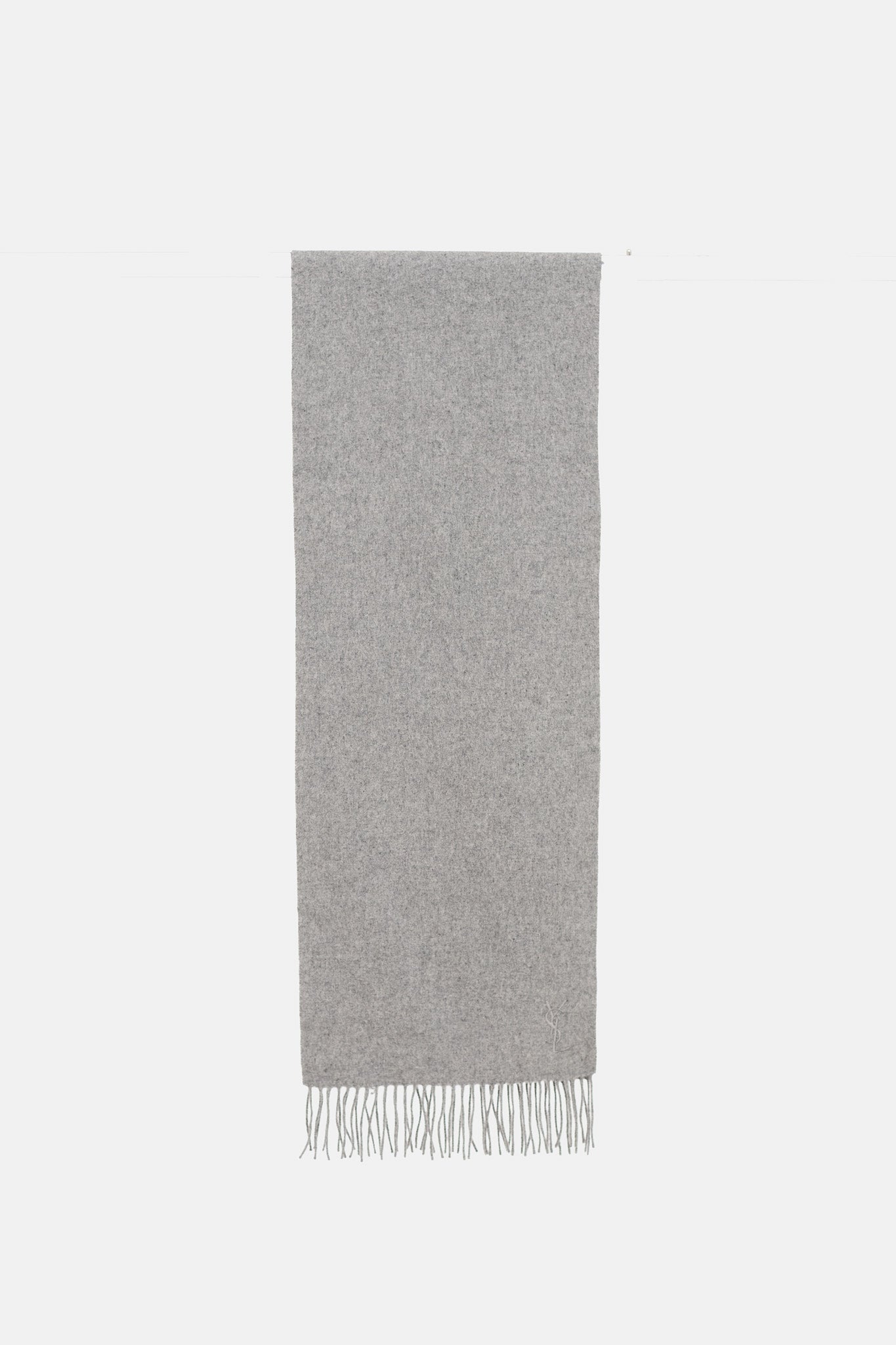 Saint Laurent Wool Fringe Scarf
