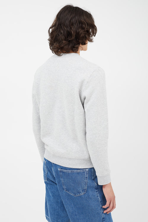 Saint Laurent Grey & Multicolour Snoopy Sweatshirt