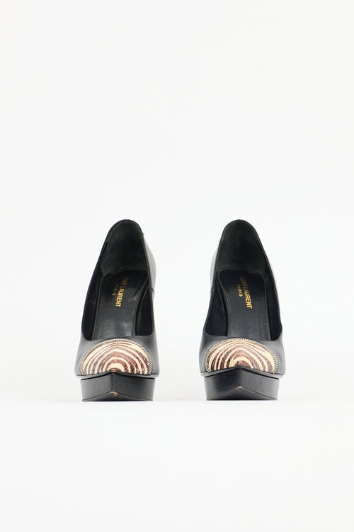 Saint Laurent Leather Janis Pump