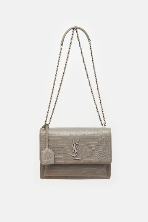 Saint Laurent Leather Medium Sunset Bag