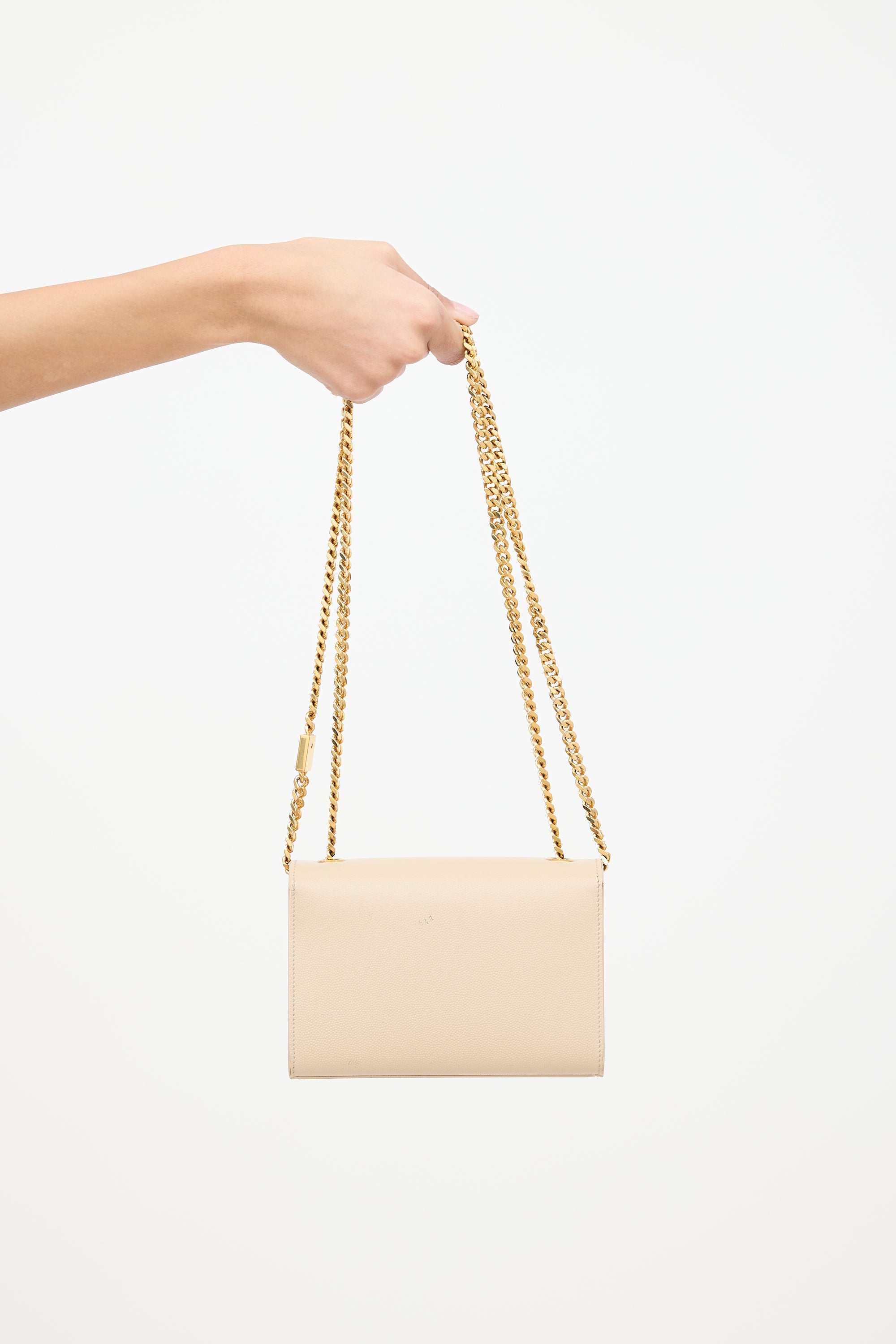 Saint Laurent Leather Small Kate Chain Bag
