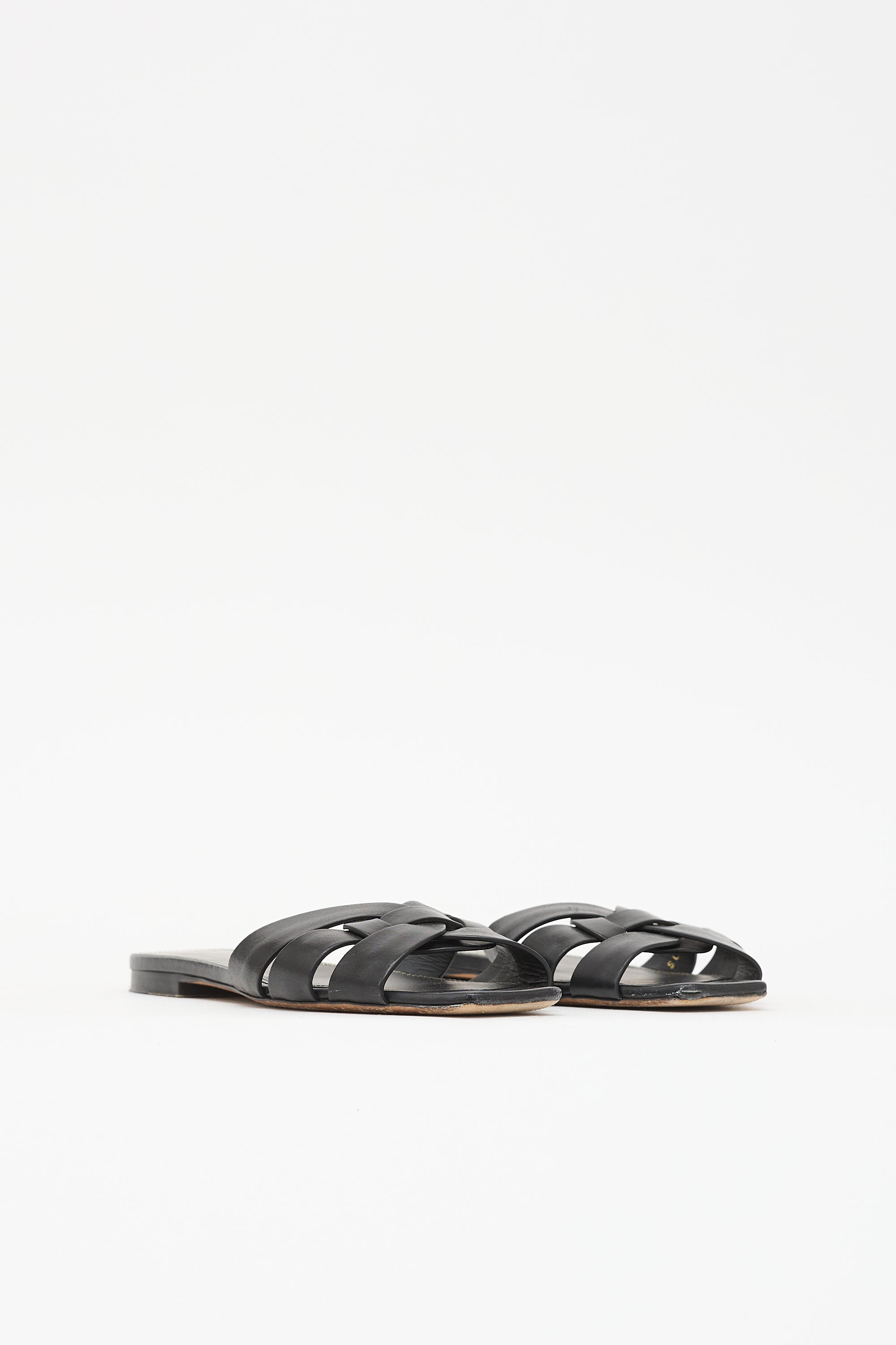 Saint Laurent Leather Tribute Sandal
