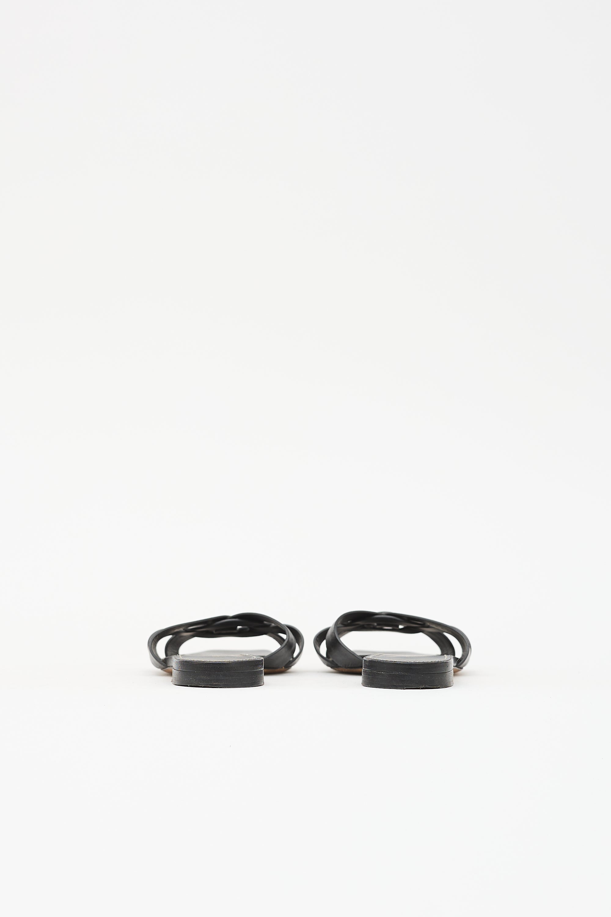 Saint Laurent Leather Tribute Sandal