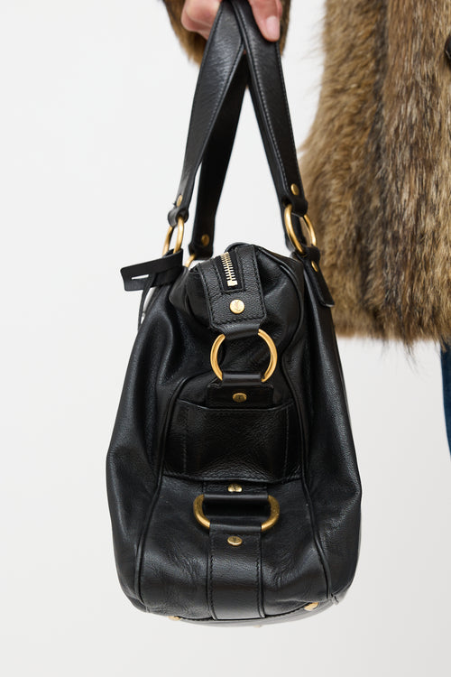Saint Laurent Leather Two Way Muse Shoulder Bag
