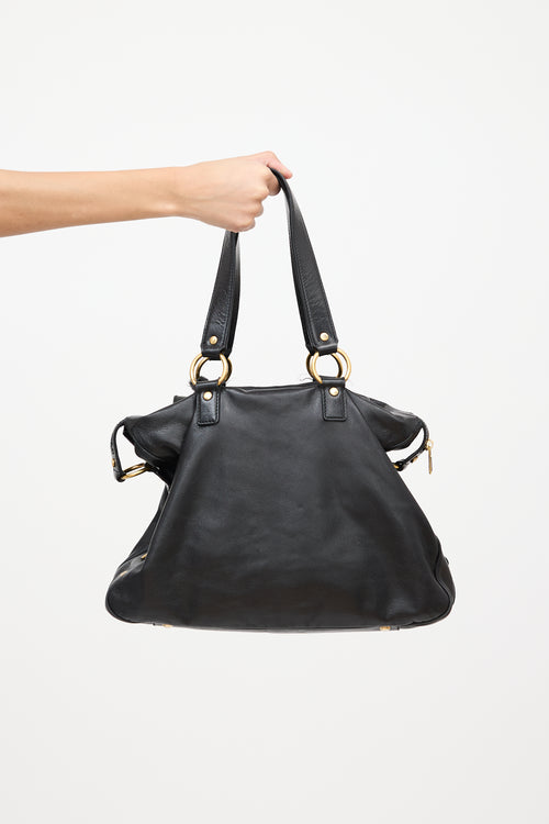 Saint Laurent Leather Two Way Muse Shoulder Bag