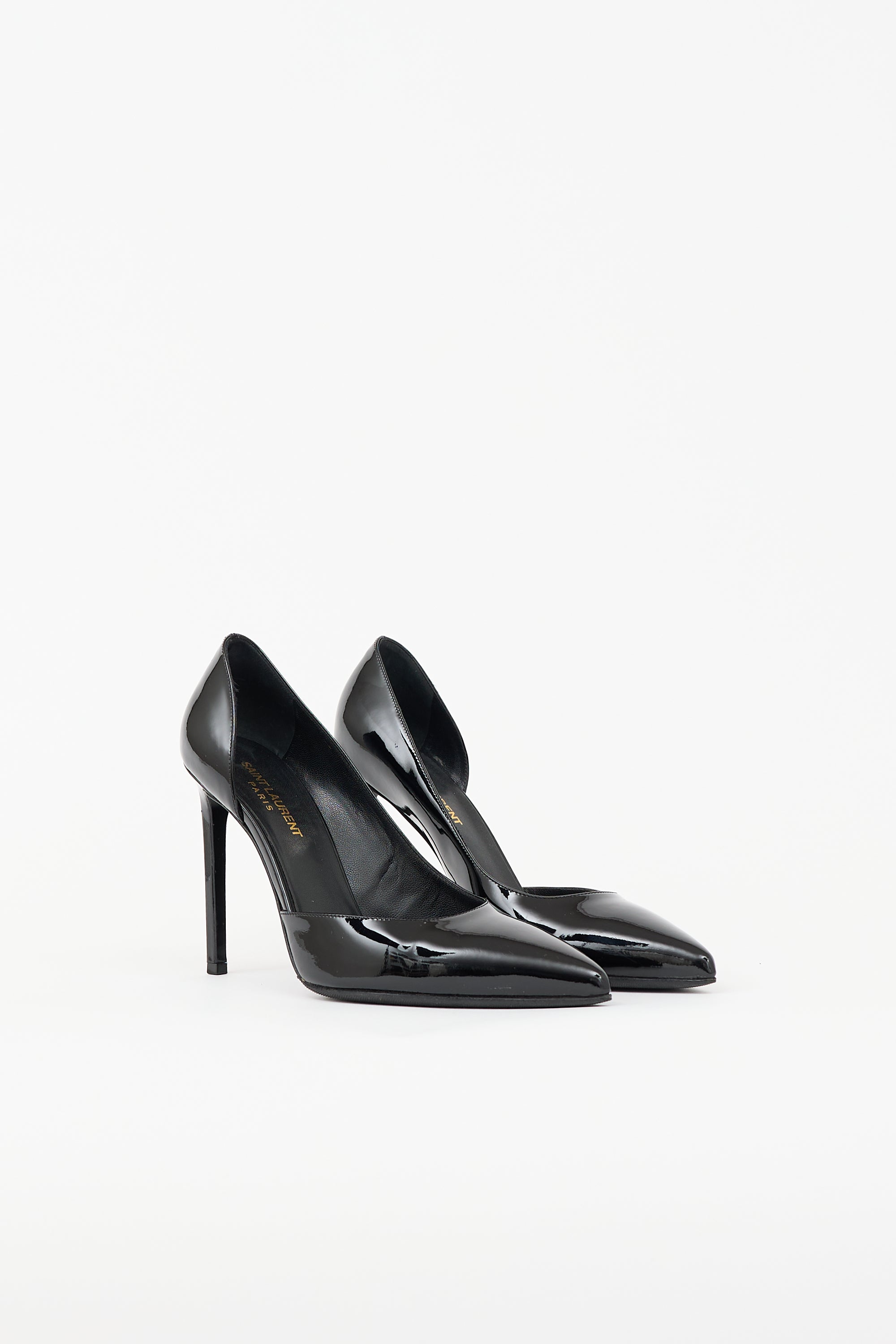Saint Laurent Patent D'Orsay Pump