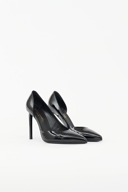 Saint Laurent Patent D'Orsay Pump