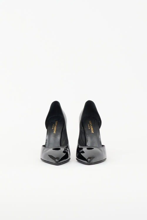 Saint Laurent Patent D'Orsay Pump
