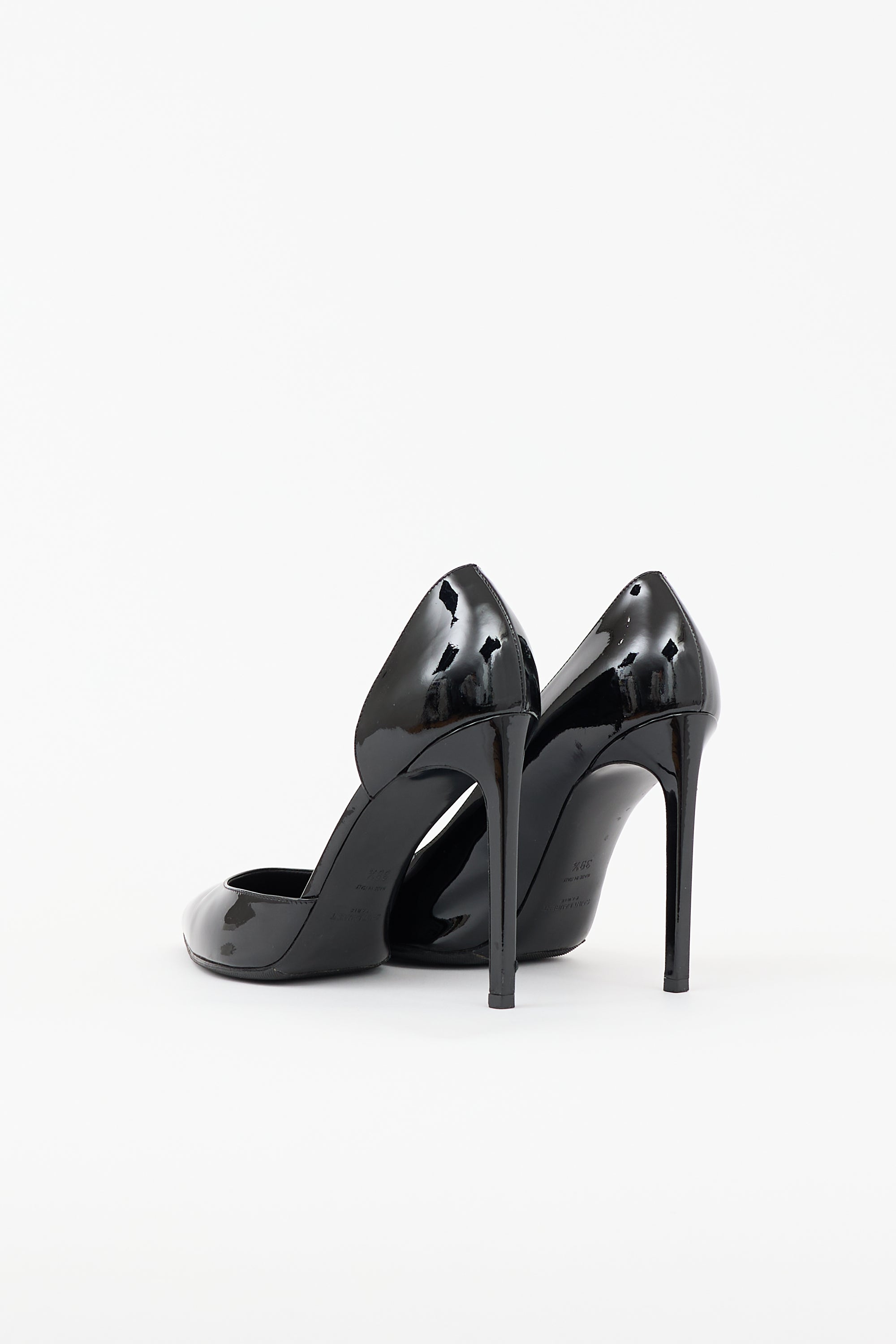 Saint Laurent Patent D'Orsay Pump