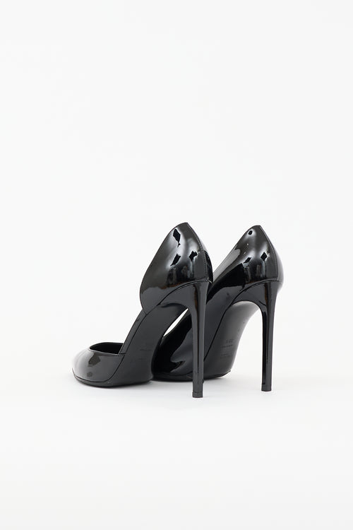 Saint Laurent Patent D'Orsay Pump