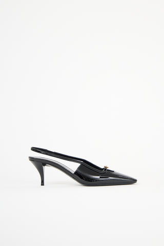 Saint Laurent Patent Leather Blade Pump