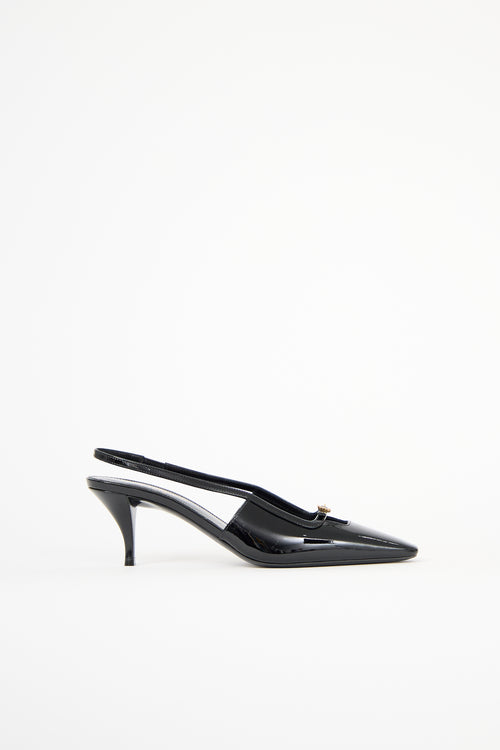 Saint Laurent Patent Leather Blade Pump
