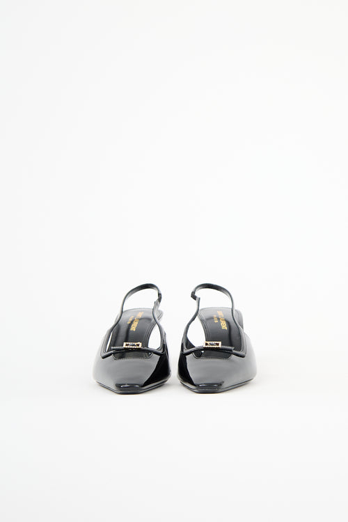 Saint Laurent Patent Leather Blade Pump