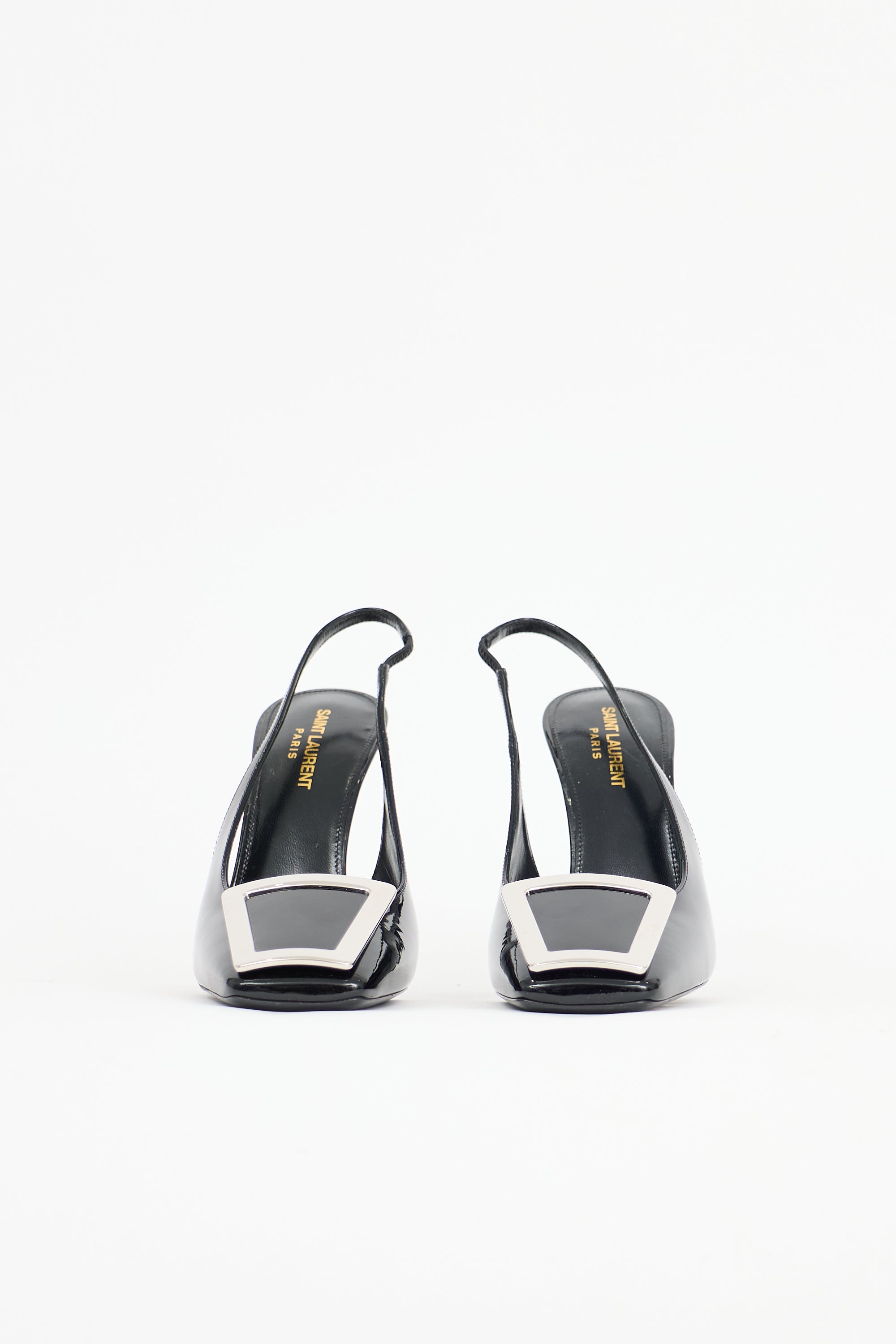 Saint Laurent Patent Maxine Buckle Pump