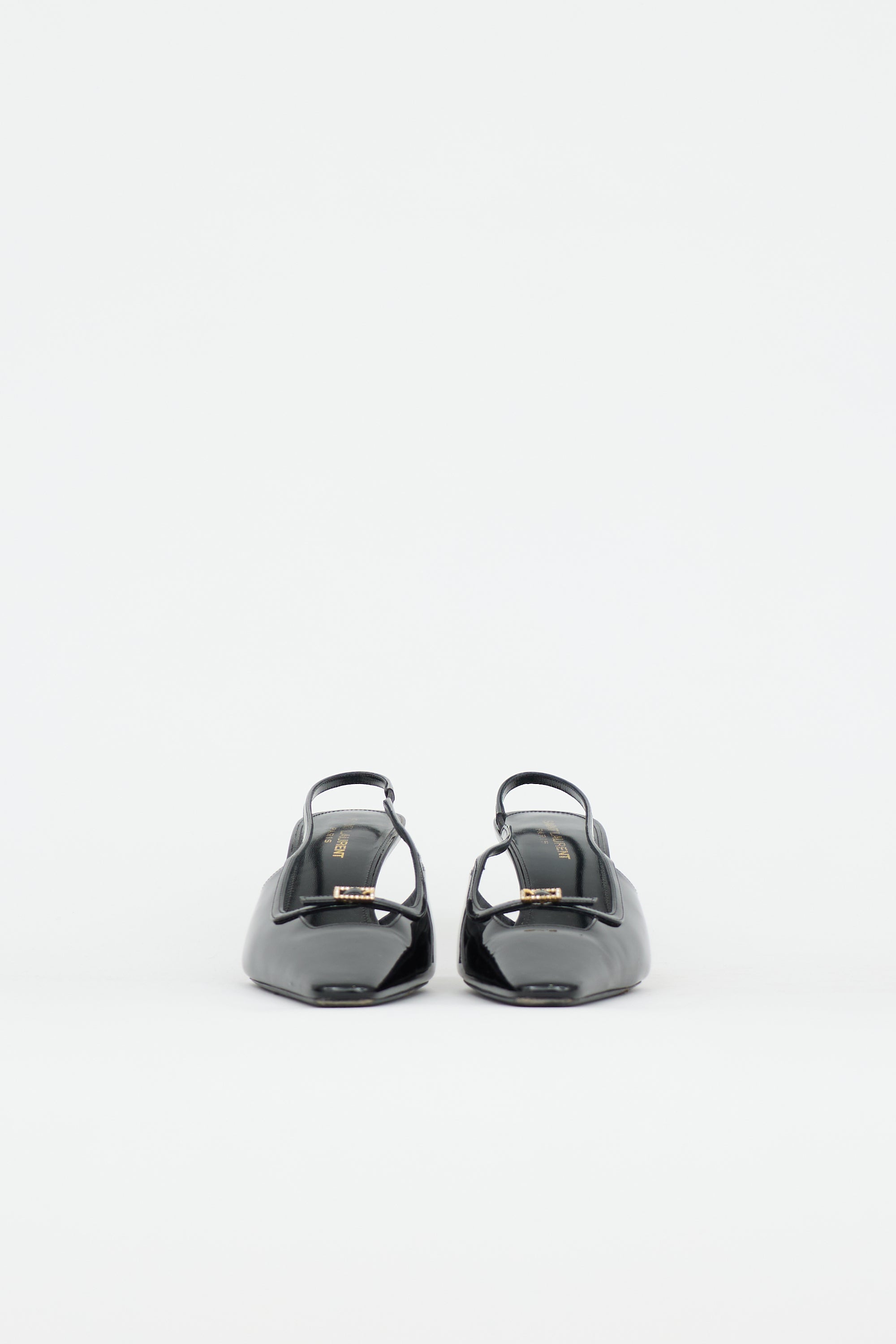 Saint Laurent Patent Blade Heel