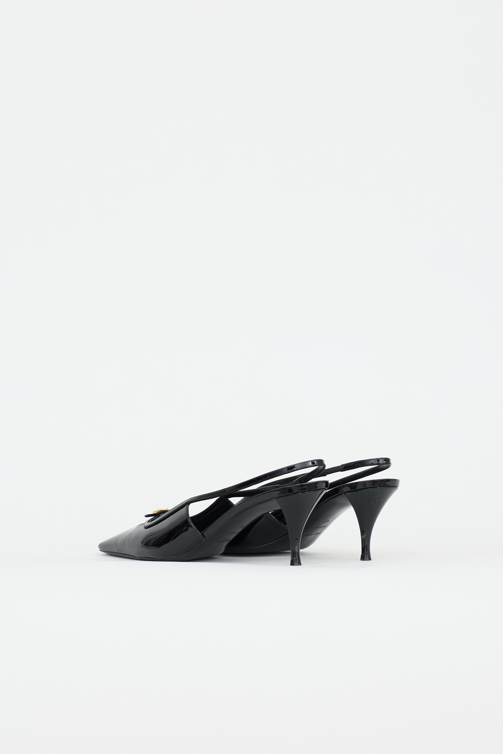 Saint Laurent Patent Blade Heel